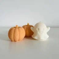 Hand gegoten kaars schattig spookje 2.0 voor wholesale door Sweet-Deco Creative