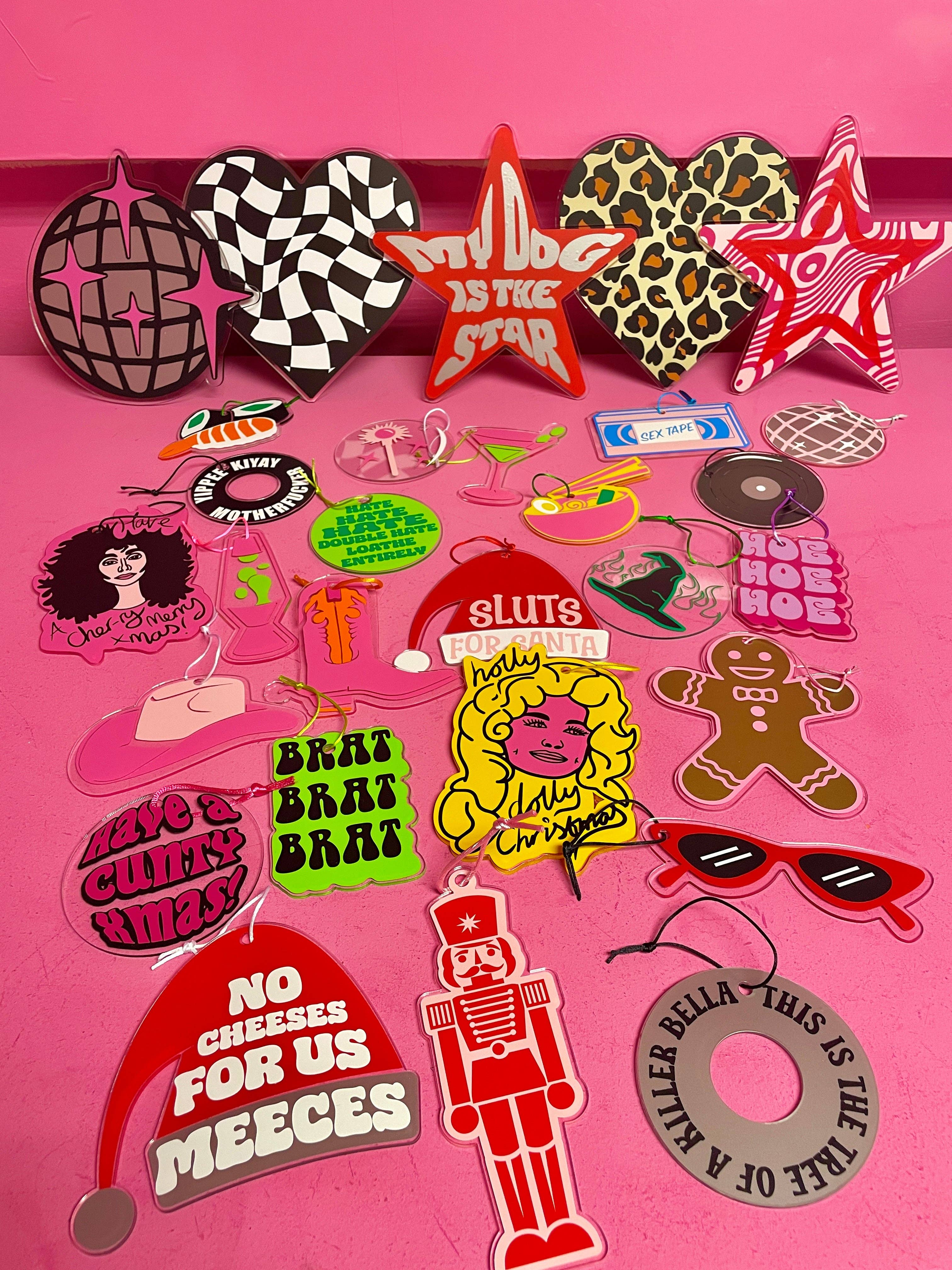 Buba Goods – wholesale Ornament – Sushi acrylic christmas tree ornament festive decoration decor3