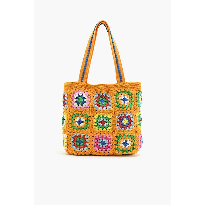 America & Beyond - Wholesale Tote Bag - Women's - Sunrise Handmade Crochet Bags - Sustainable Fashion
