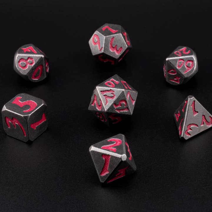 Cosmic Obsidian Dice Set for wholesale by Geek Therapeutics