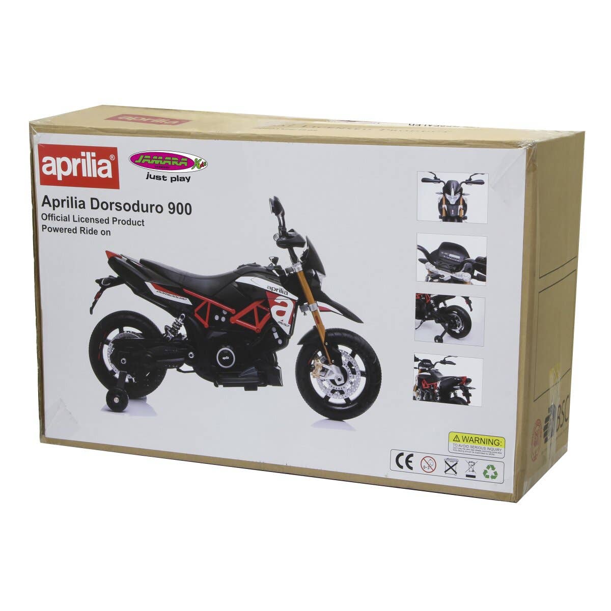 mhw24 - Wholesale Bike/Scooter - Kids - Ride-on Aprilia Dorsodoru 900 12V1