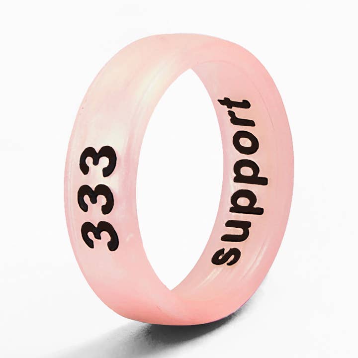 Flip Reversible Angel Numbers 333 and Support Ring for wholesale by Flip Rings