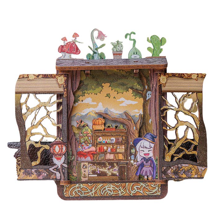 Magic Shop | Puzzle Magnet | Mini Book Nook for wholesale by Cengo GmbH