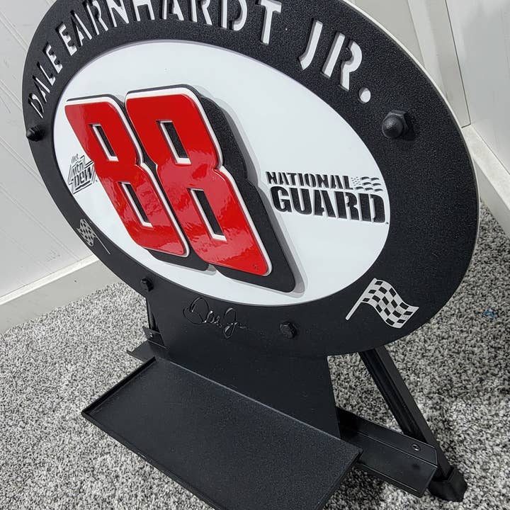 Premier Metal Art - Wholesale Sign - Dale Earnhardt Jr. #88 Oval 3D Premier Metal Diecast Display