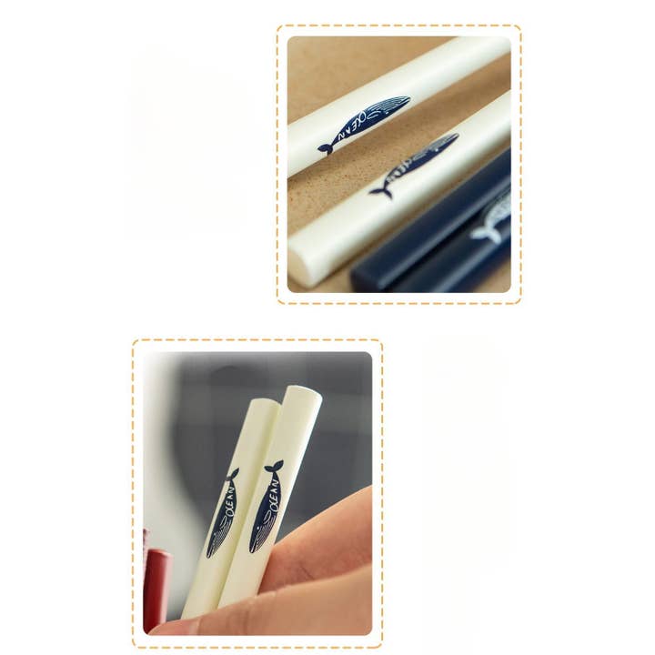 Gohobi - Wholesale Chopsticks - Gohobi SUNLIFE Japanese-Style Whale Wooden Chopsticks