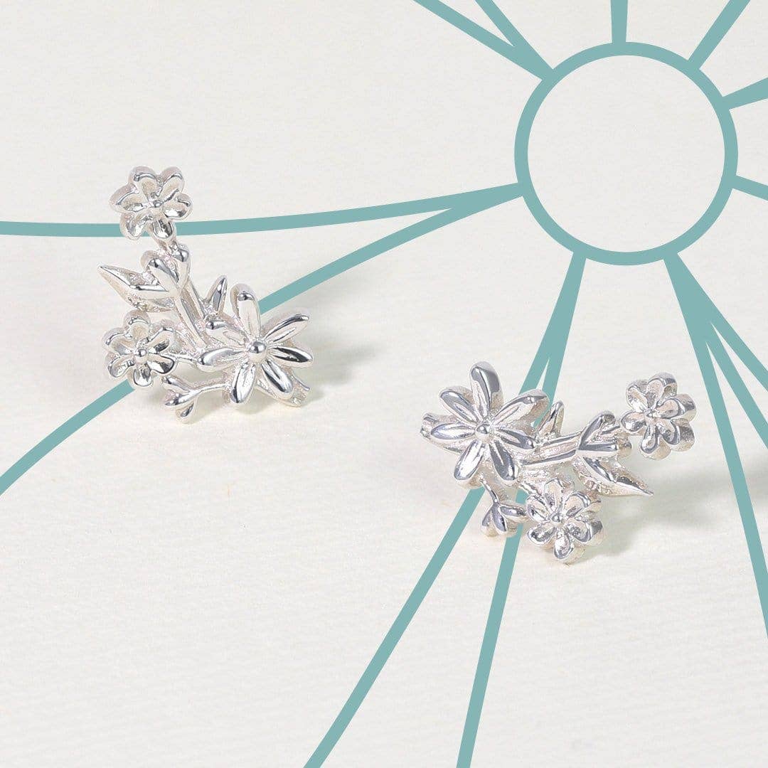 Boma Jewelry - Wholesale Stud/Post Earrings - Flower Bouquet Studs (EDA 9144)2