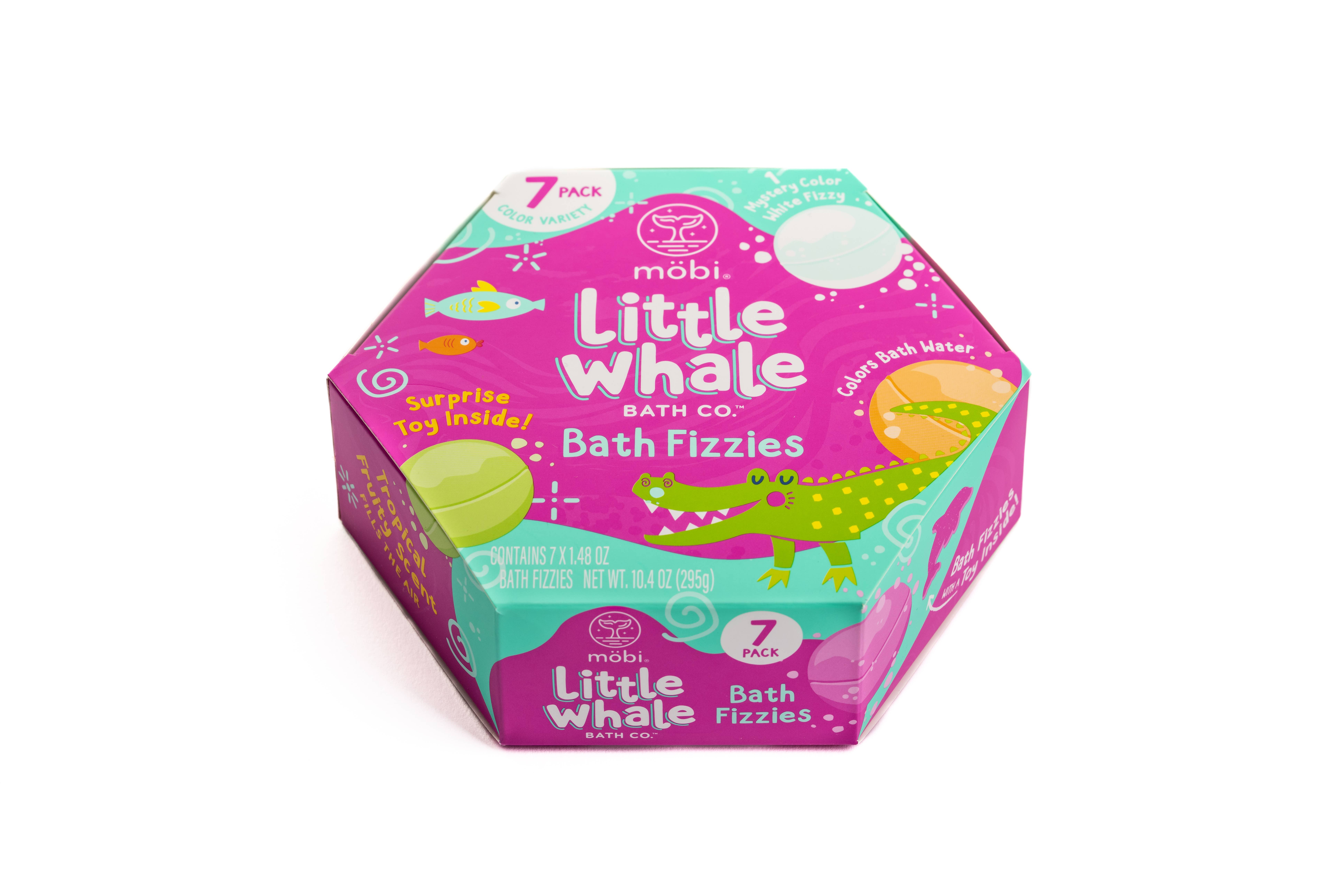 Möbi Games Inc. - Vente Jouet pour le bain – bébé - Fizzies de bain Little Whale - lot de 72
