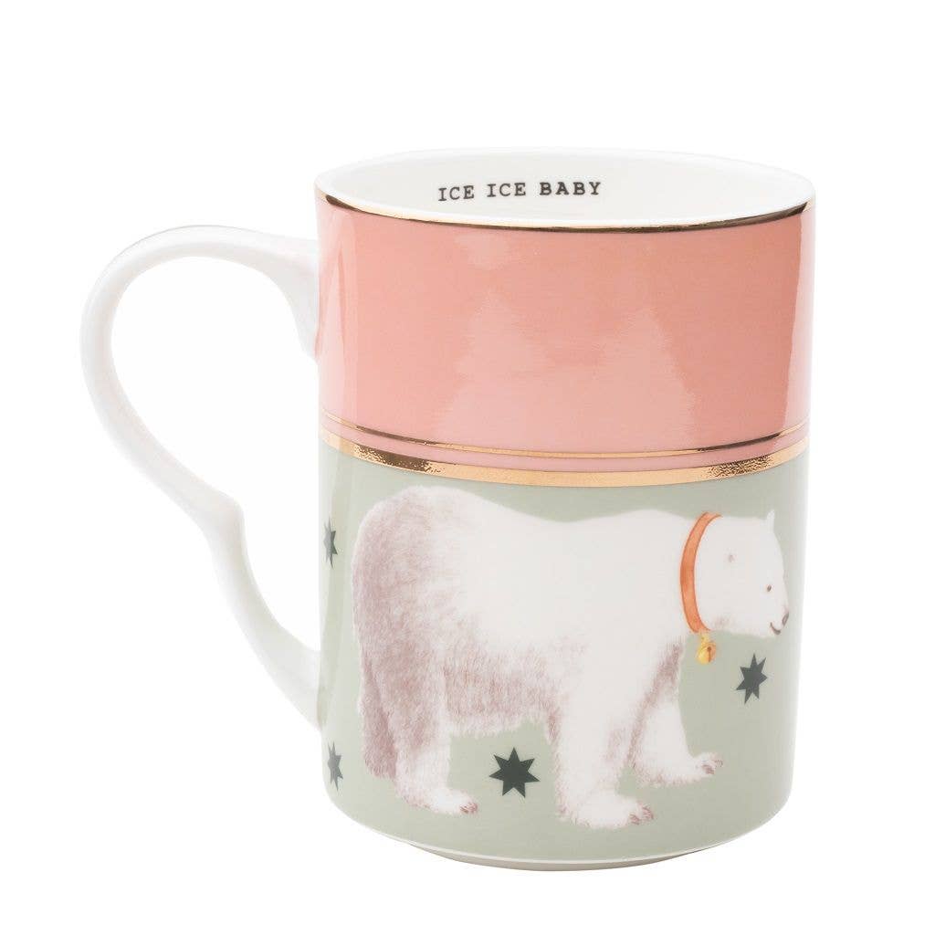 Yvonne Ellen - Belle & Blue - Vente Tasse à café - Mug ours polaire2