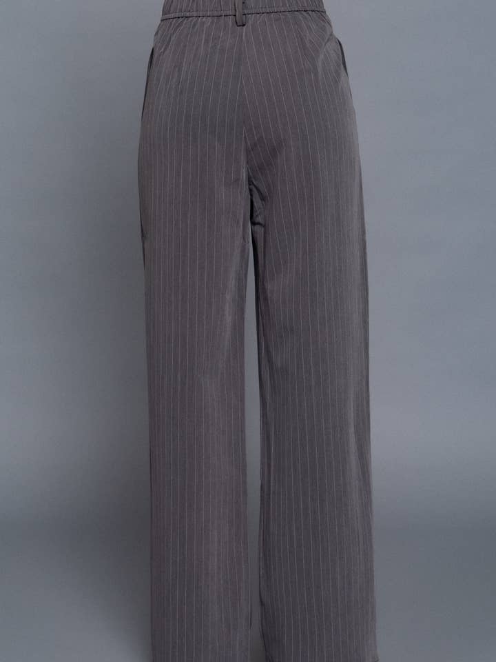 42POPS - Wholesale Pants - Women's - ".....Pin Stripe Woven Straight Pants2