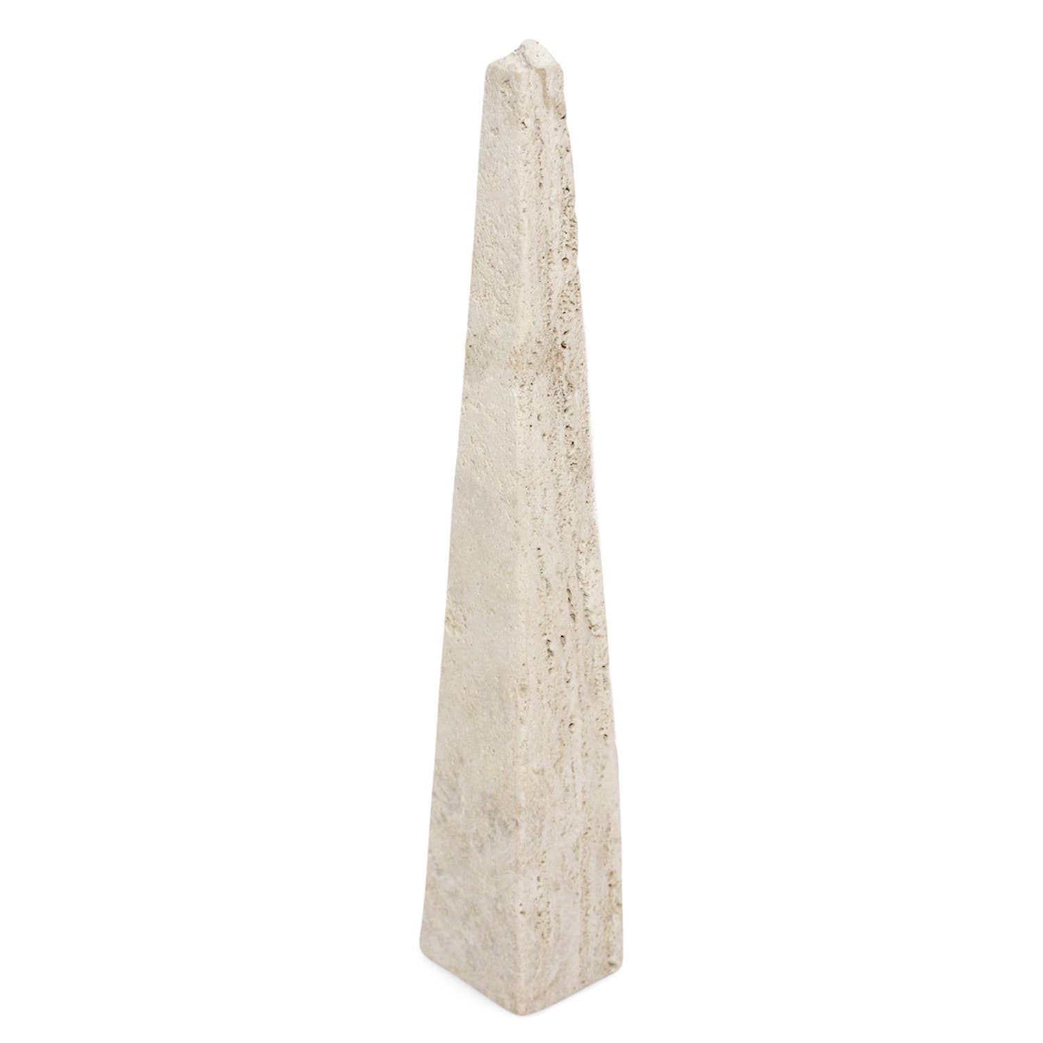 Beige Travertine Obelisk Lg. for wholesale on Faire0