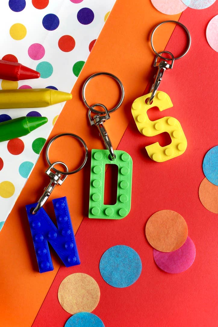 Made Happy Gifts - Wholesale Keychain - Kids - Lego Style Keyring 360 A-Z LEGO® Compatible Keyring7