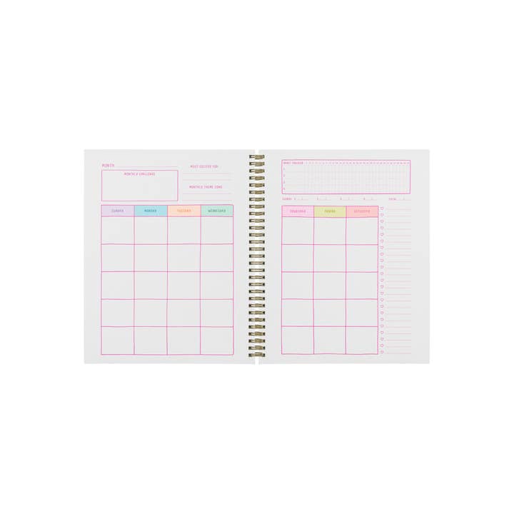 Talking Out of Turn - Wholesale Planner - Undated Perpetual Planner - Bold Checker5