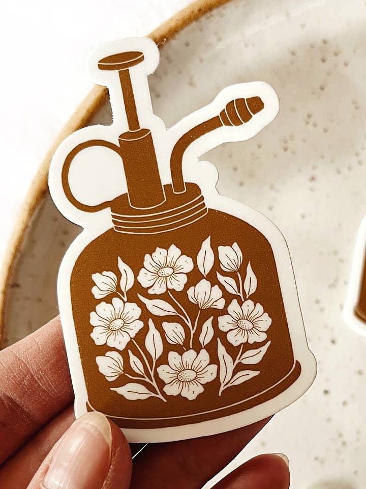 Plant Mister Vinyl Sticker Floral Plant Lover Sticker for wholesale by Flora West Design