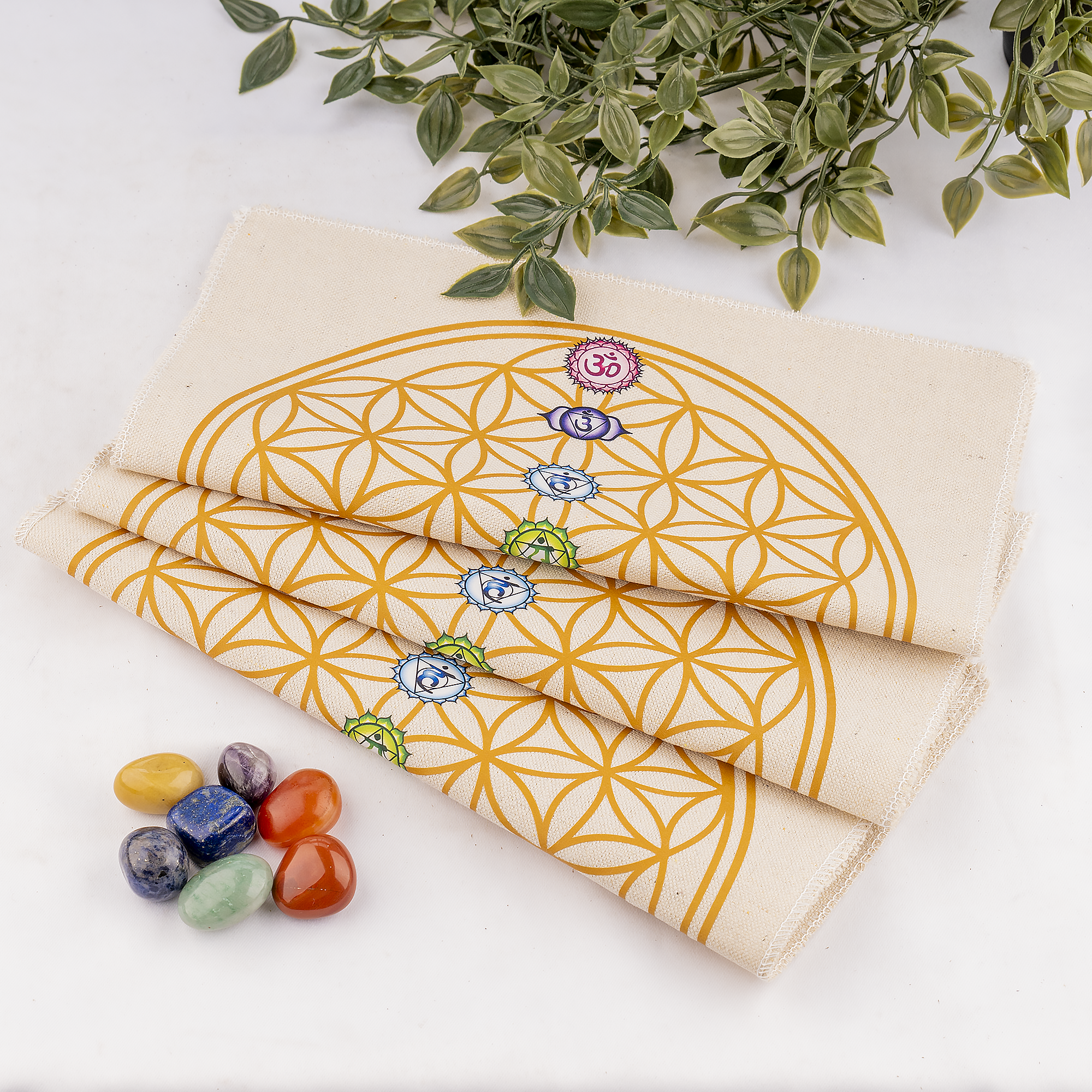 Soothing Crystals - Wholesale Crystal Grid - Crystal Grid Cloth |Sacred Geometry 7 Chakra For Energy Work6