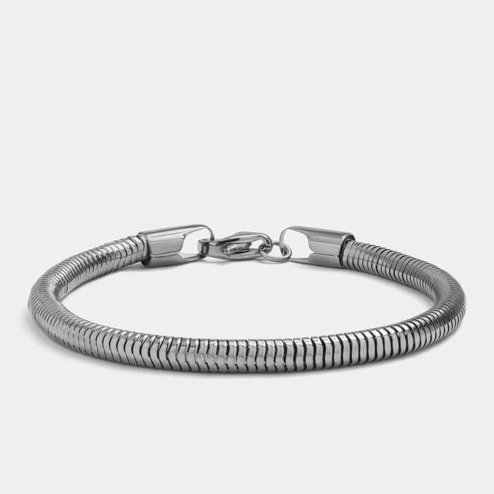 Bracelet en forme de serpent, 4 mm pour la vente par Elegatto