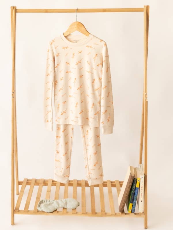 Pyjama à manches longues - Coton Pima - LÉZARD (12 mois à 5 ans) pour la vente par Rockin'Blinks