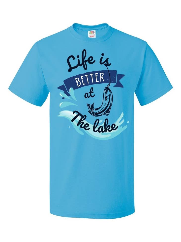 Wholesale Life is Better at the Lake Men's T-Shirt for your store - Faire