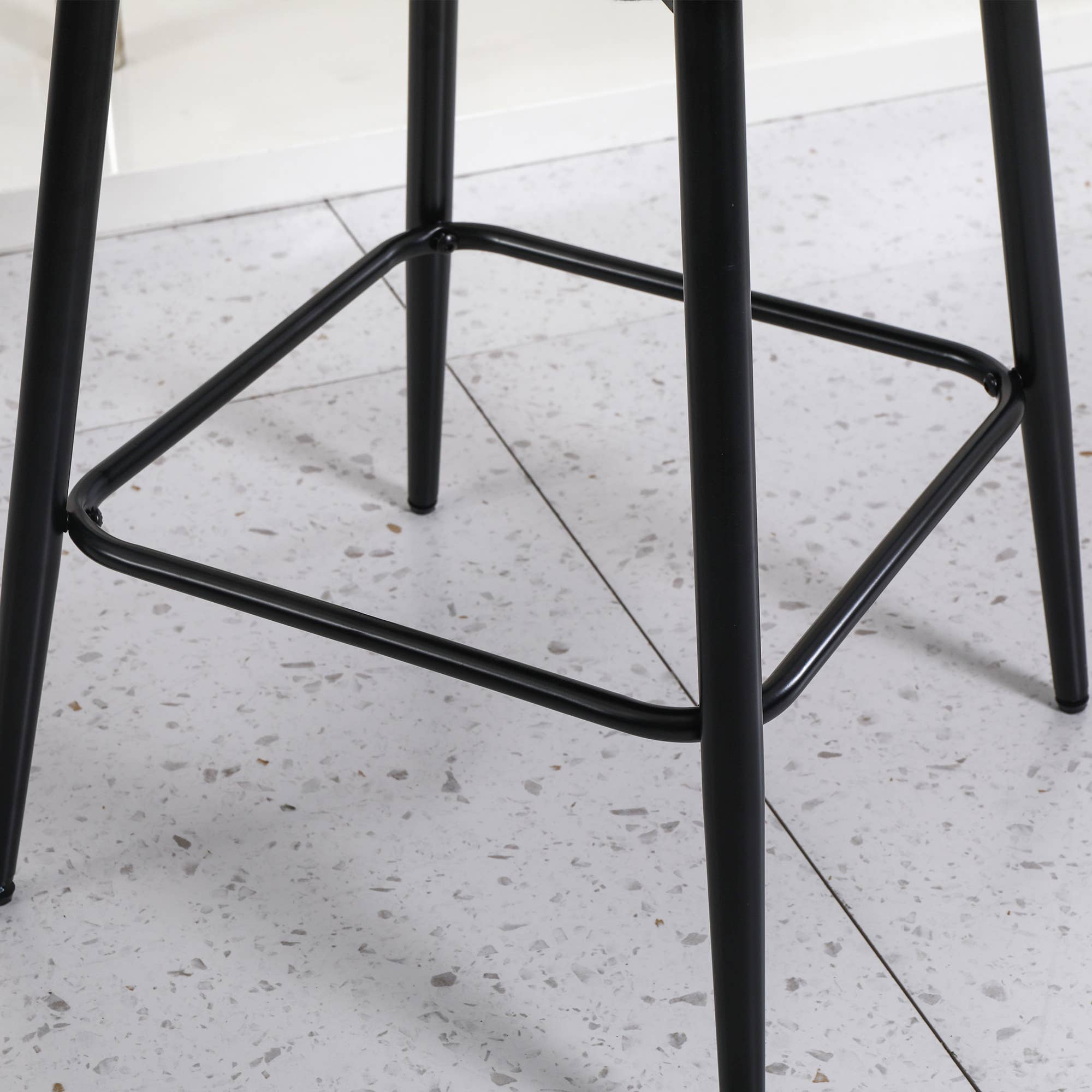 HOMYCASA DESIGN INC - Vente Tabouret - Tabourets de Comptoir Pivotants Ensemble Hauteur 26" Option Lin/Cuir PU28