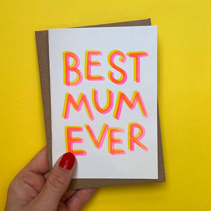 House Of Payne – Großhandel Muttertagskarten – Muttertagskarte | Geburtstagskarte für Mama | Beste Mama aller Zeiten Karte1
