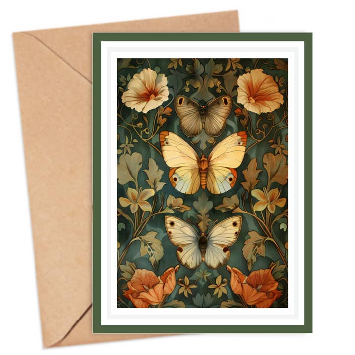 GAIA Athena Butterflies Card for wholesale by ikonink