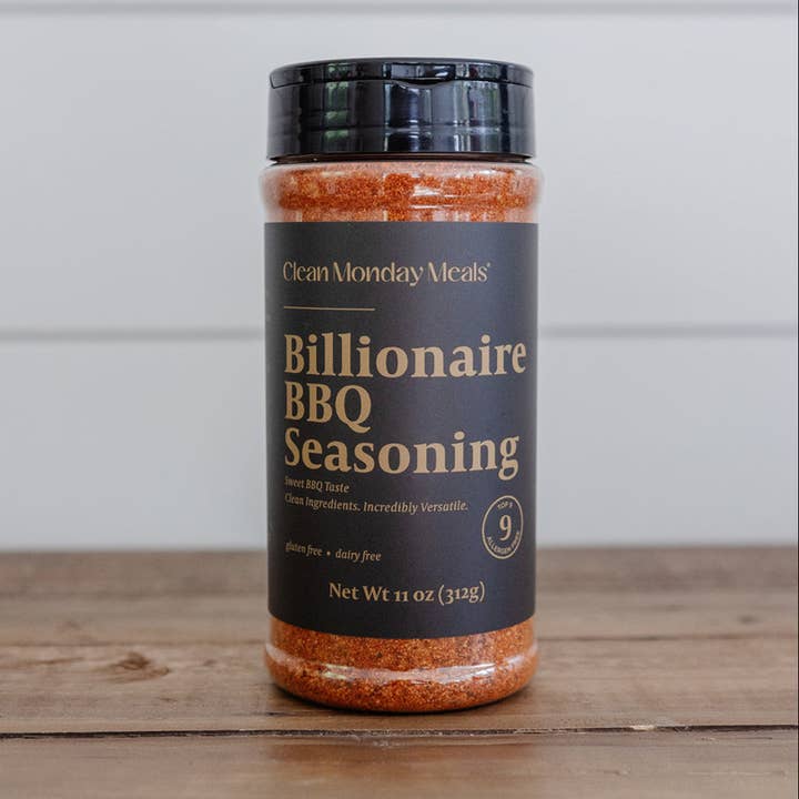 Billionaire BBQ Seasoning for wholesale by Clean Monday Meals