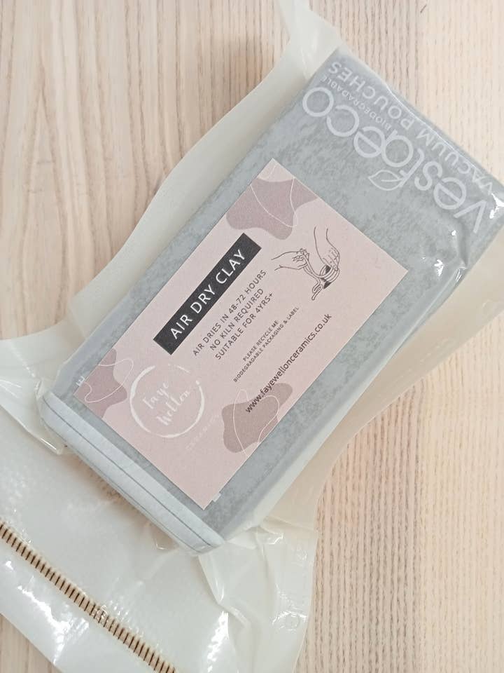 Air Dry Sculpting Clay 700g pack for wholesale by Faye Wellon Ceramics