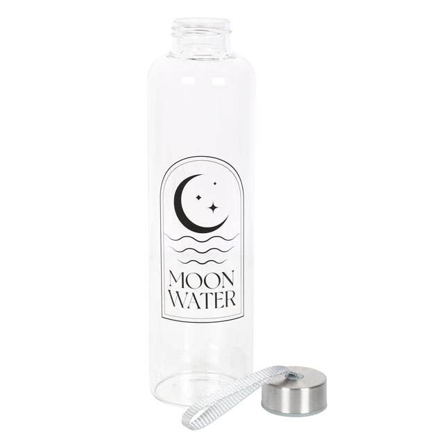 Something Different Wholesale - Wholesale Water Bottle - Moon Water Reusable Glass Water Bottle