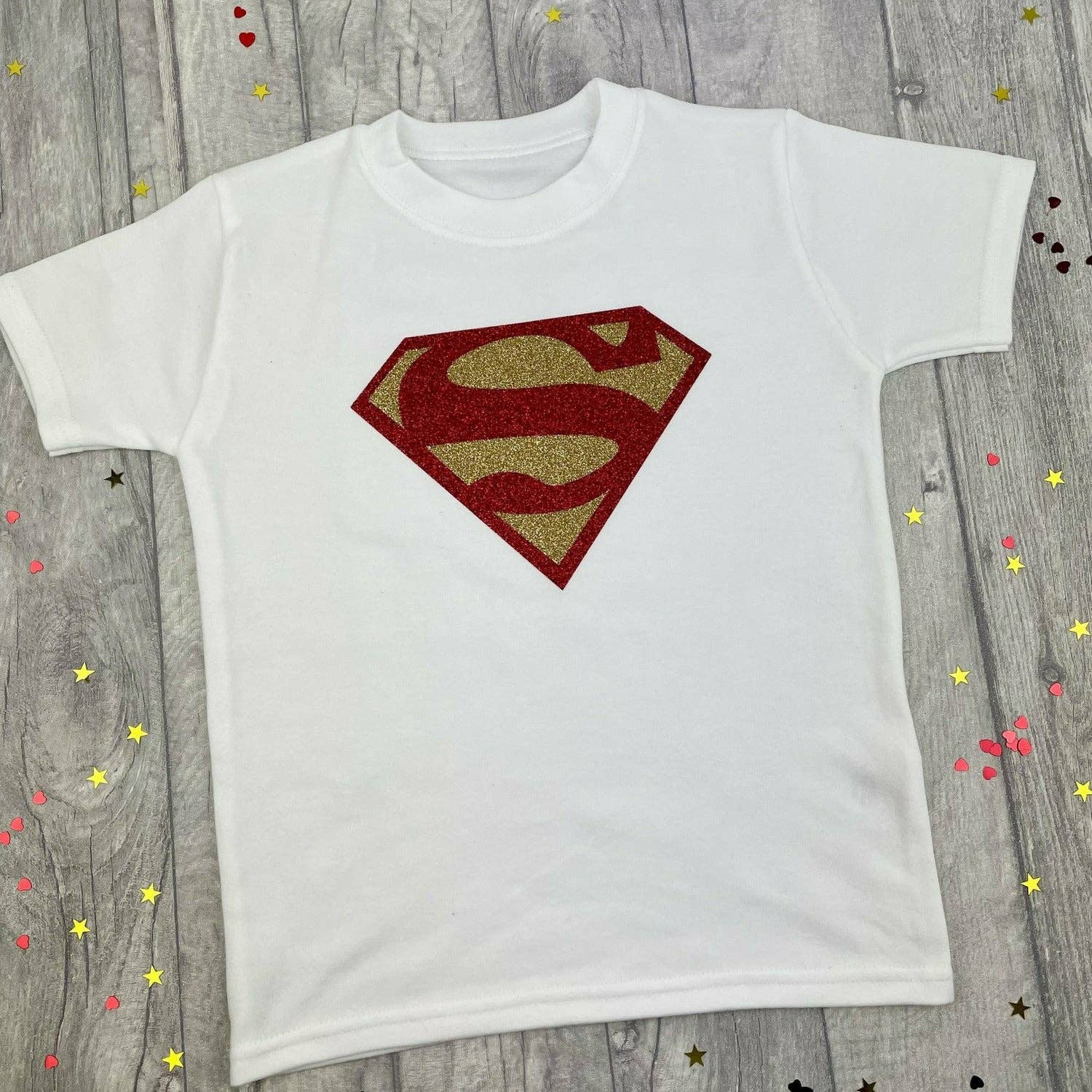 Personalised Baby Clothes and Gifts - Wholesale Screen Printed T-Shirt - Kids - Superman T-Shirt, Superhero Boy's Short Sleeve Top1