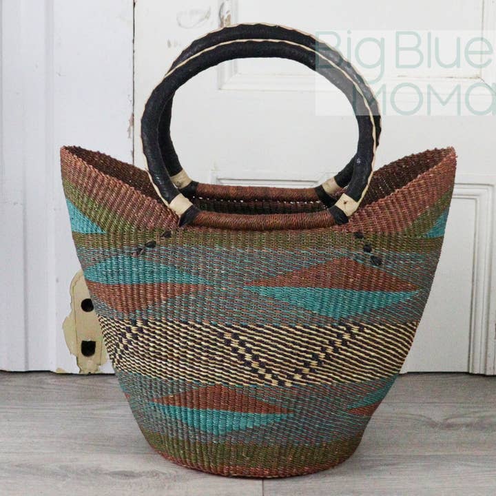 Big Blue Moma - Wholesale Grocery/Shopping Bag - U Shopper Large - Traditional Palette28