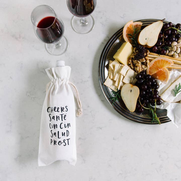 In the Daylight - Wholesale Wine gift bag - Cheers Canvas Wine Bag4