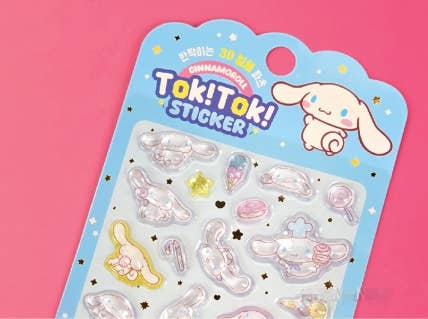 K-Wonderland - Wholesale Sticker - Sanrio Characters Tok! Tok! 3D Puffy Stickers2