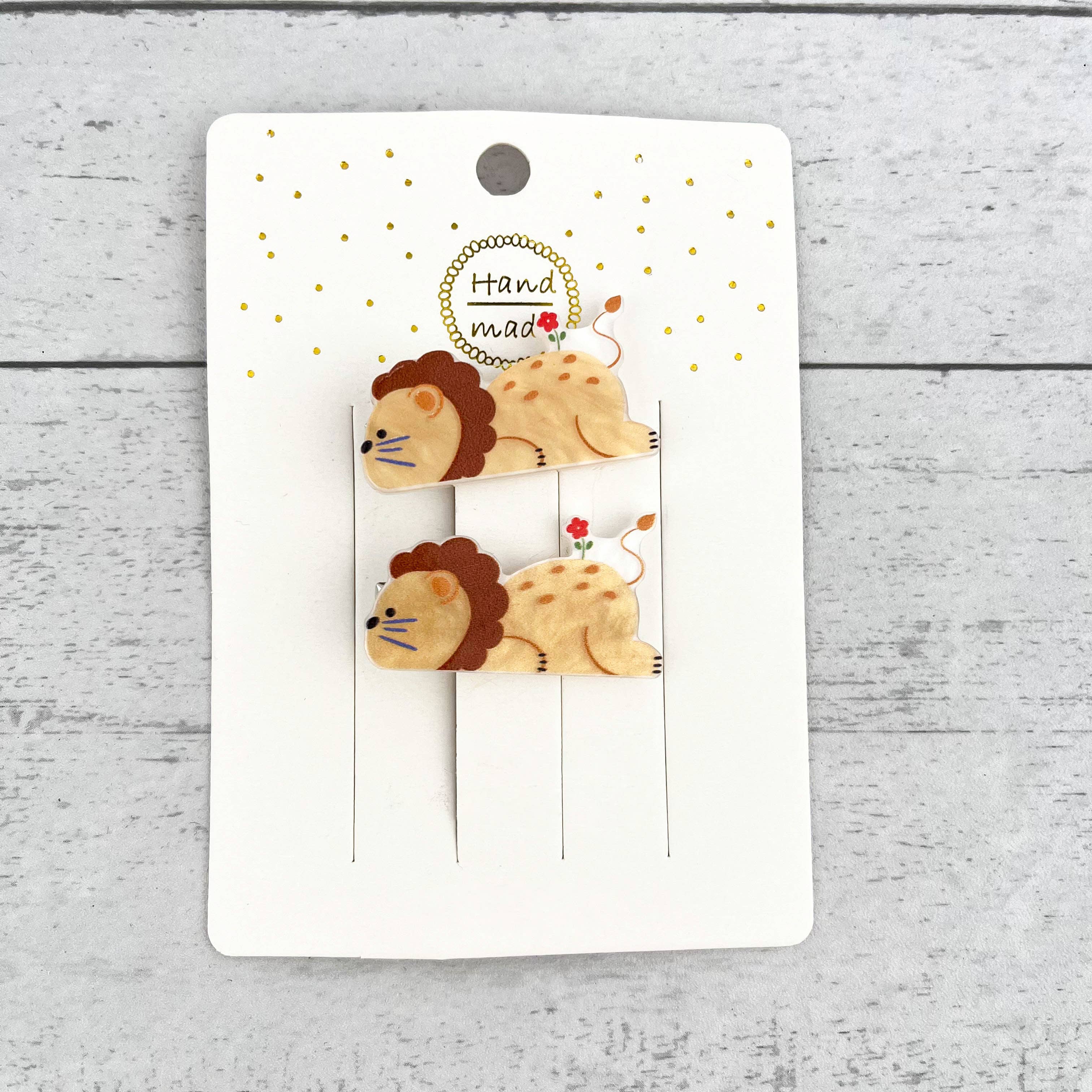 SoapElenGlen - Wholesale Hair Clip - Women's - Cute Cartoon Lying Animal Alligator Barrette 17