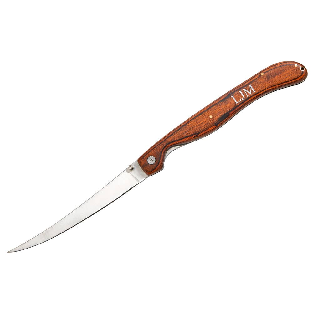 Creative Gifts International Inc. – wholesale Kitchen/utility knife – Ss Fillet Knife W/Wd Hndl 7"L Closed1