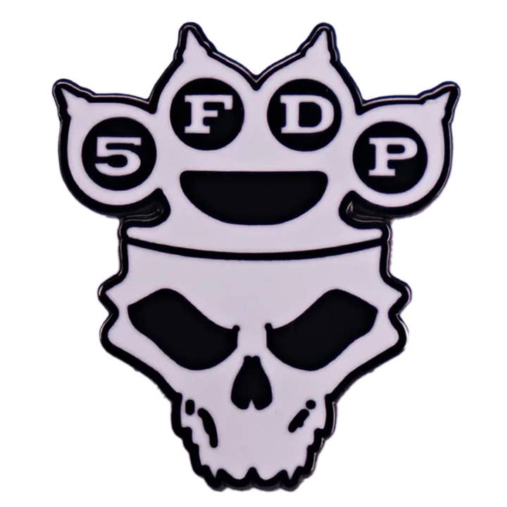 Five Finger Death Punch Enamel Pin for wholesale by Fresh Prints of CT
