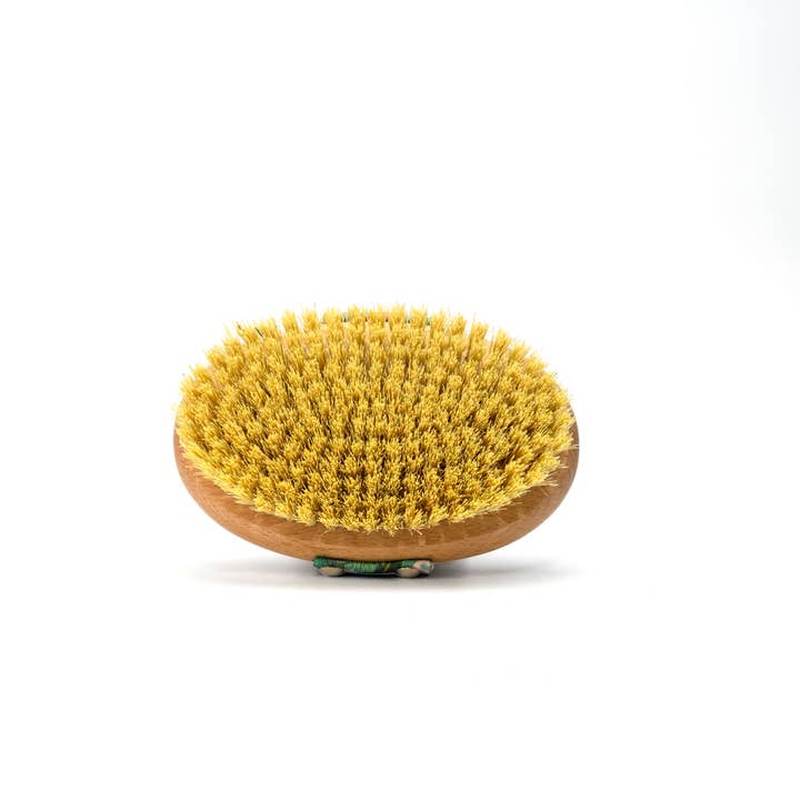 GreenWave - Wholesale Nagellakset - Sisal Exfoliërende Droge Lichaamsborstel met Flamingo Band1