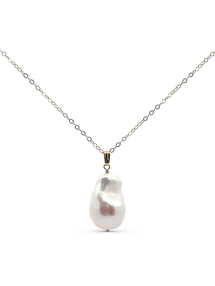 Große Barockperlen-Anhänger-Halskette für den Großhandel von Human Design Studios