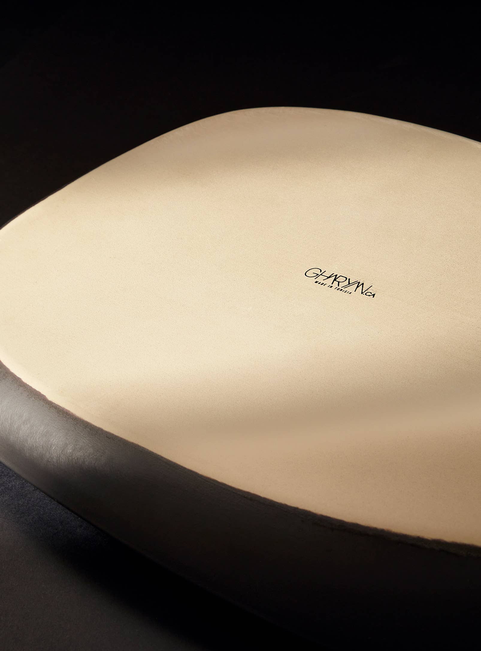 GHARYAN Stoneware & Olive Wood Tableware | USA - Wholesale Serving Plate - Handmade Stoneware Serving Platter - Long | Dadasi4