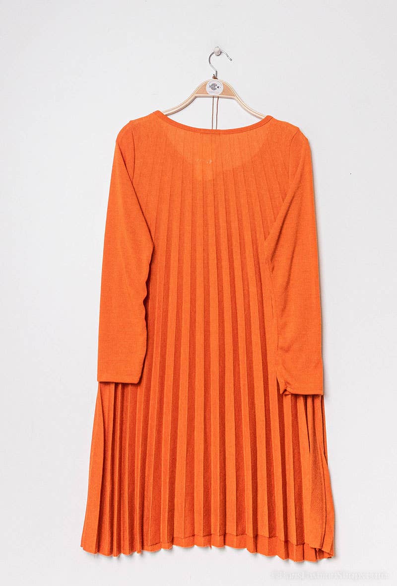 P&R STAR - Wholesale Dress - Women's - Pleated knit dress34