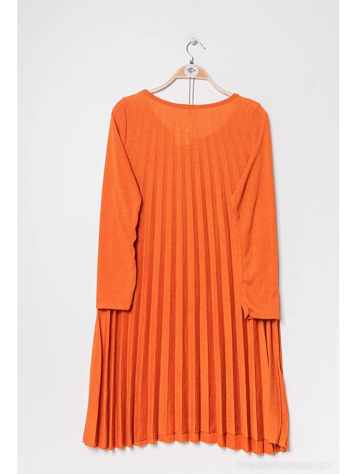 P&R STAR – Großhandel Kleid – Damen – Plissiertes Strickkleid34