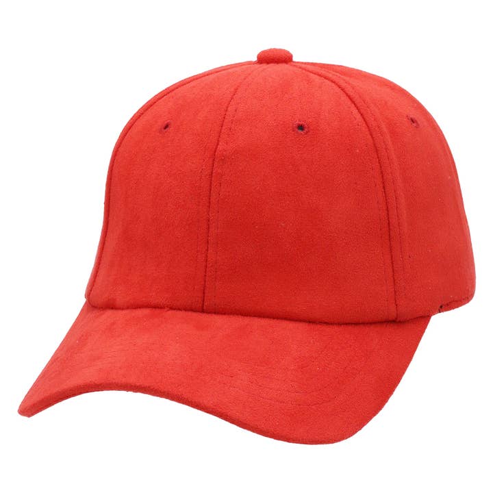 Cap Zone - Wholesale Baseball cap – Unisex - Premium Vegan Suede Strap-back Baseball Cap20