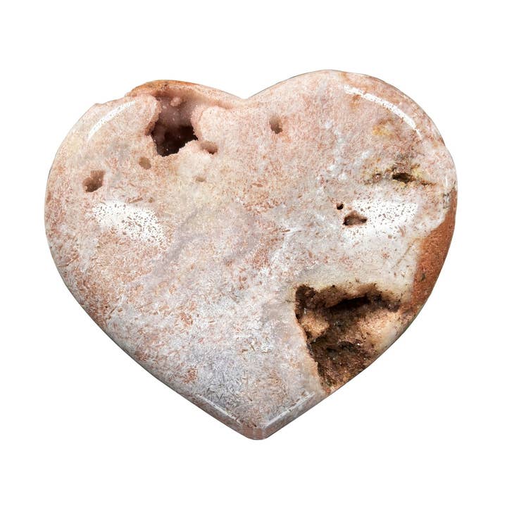 Coração de Pedra Preciosa Ametista Rosa -RSH304 por atacado de Gem Avenue Wholesale