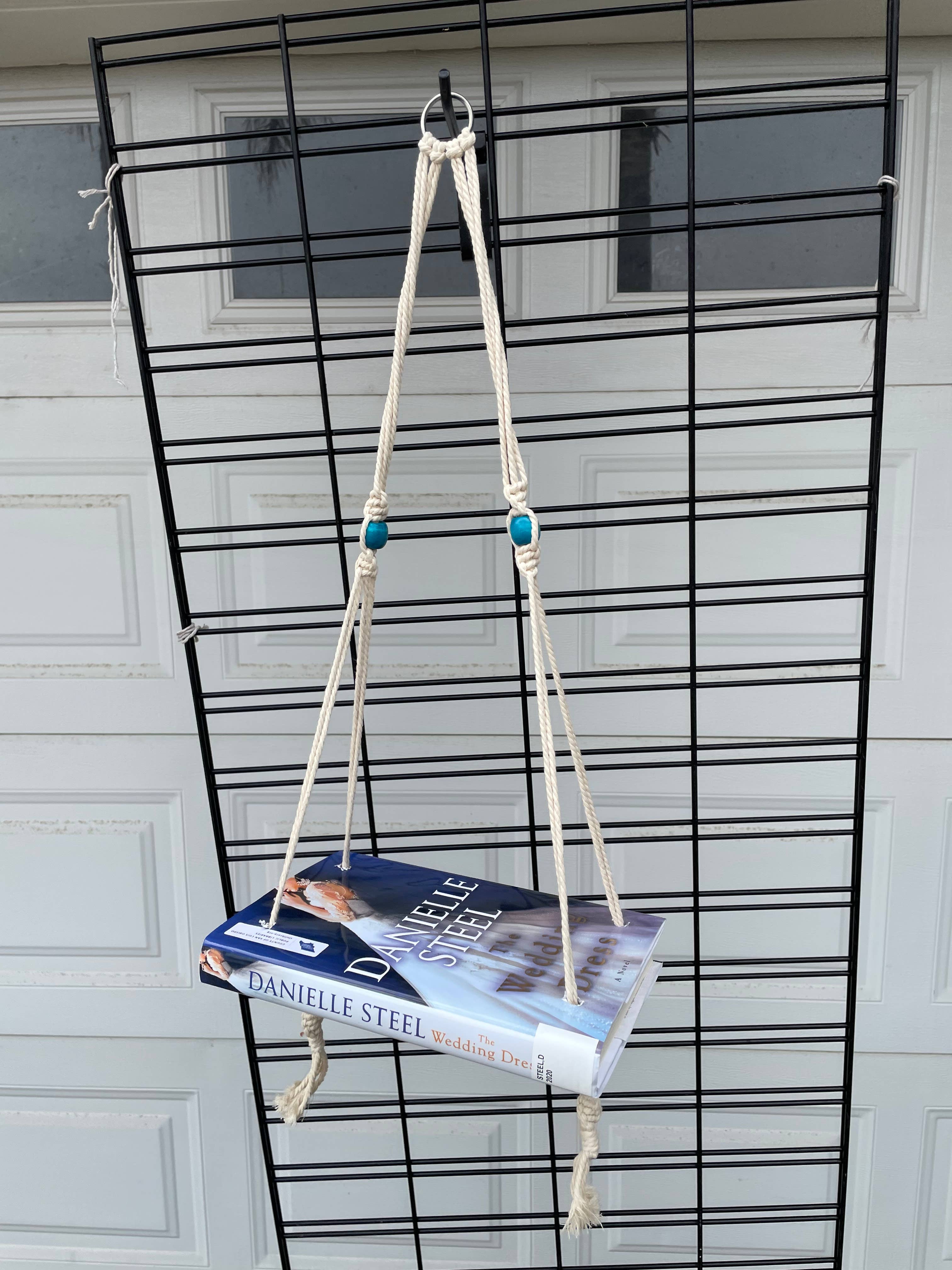 I Love Books and Bows - Wholesale Home & Garden Book - Book Planter Macrame3