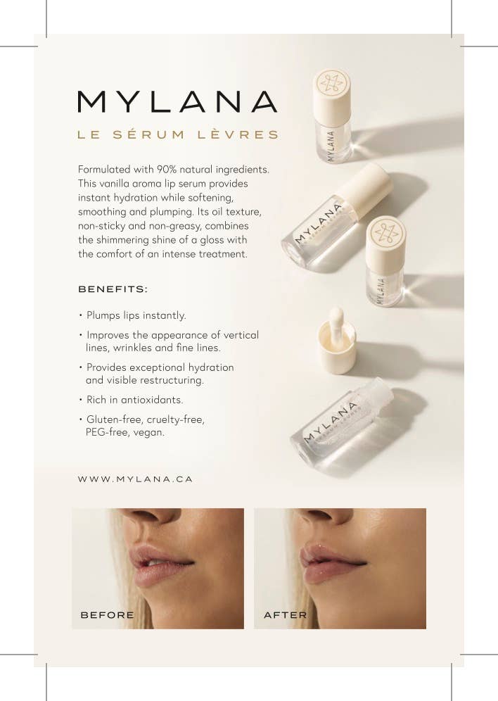 MYLANA - Vente Soin/masque pour les lèvres - LE SÉRUM LÈVRES MYLANA8