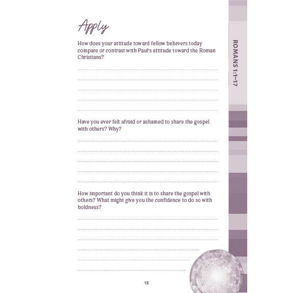 Barbour Publishing, Inc. - Wholesale Religion Book - Romans: An All-in-One Study on Salvation and New Life9