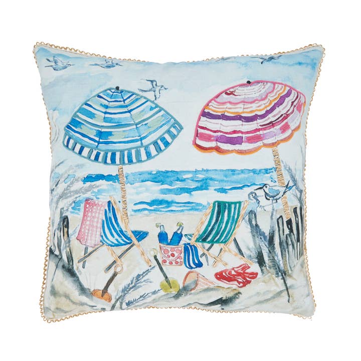 Almohada de Sombrillas de Playa Coloridas para Exterior para venta al por mayor de Saro Lifestyle