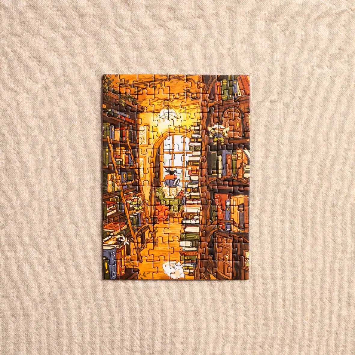 Trevell – Engroshandel Puslespil - Voksen – Mini puslespil Whispering Library – La Pauz – 99 brikker1