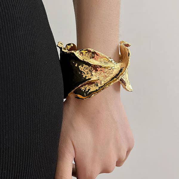 UZ Wholesale Store - Wholesale Cuff Bracelet - Geometric Ringent Solid Color Bracelet Accessories