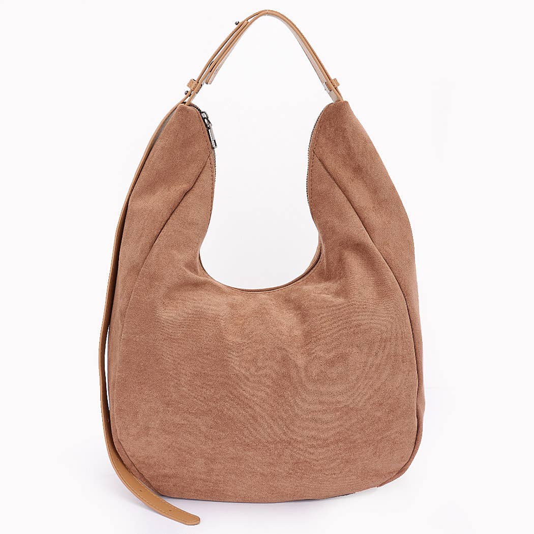 3AM BY H&D ACCESSORIES - Wholesale Shoulder Bag - Women's -  Faux Suede Bindle BAg2