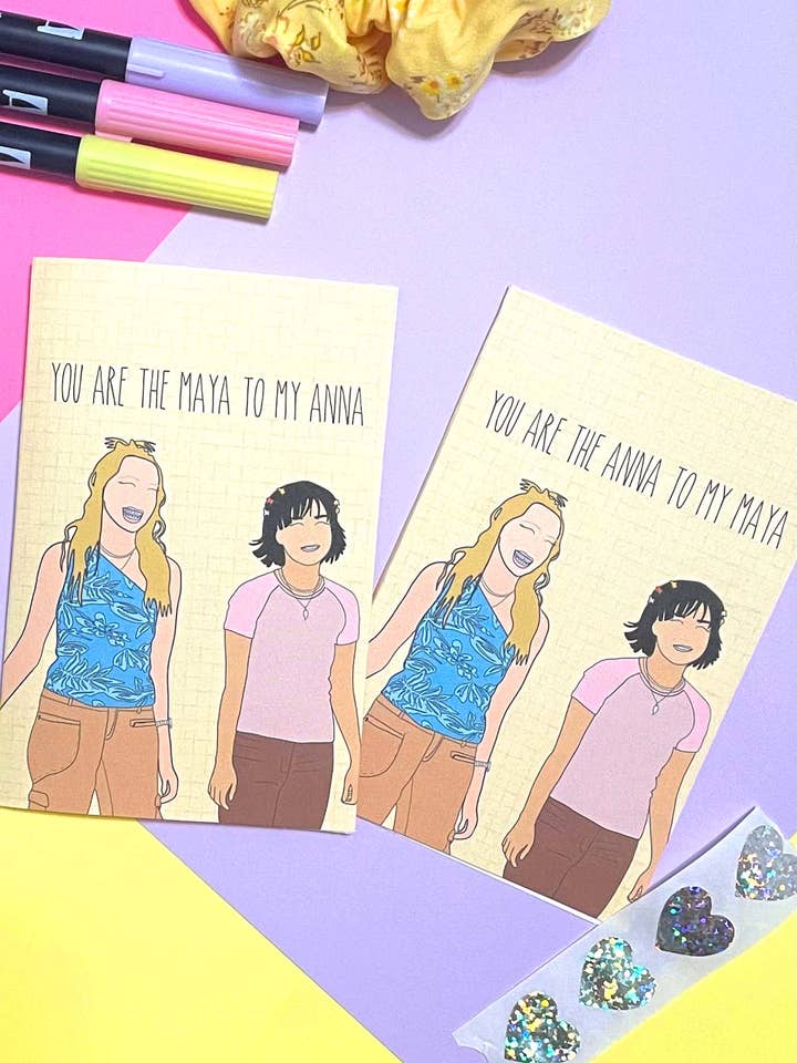 PEN15 Hulu Anna + Maya Galentine's / Valentine's Day Friends for wholesale by Misc. By Darrian