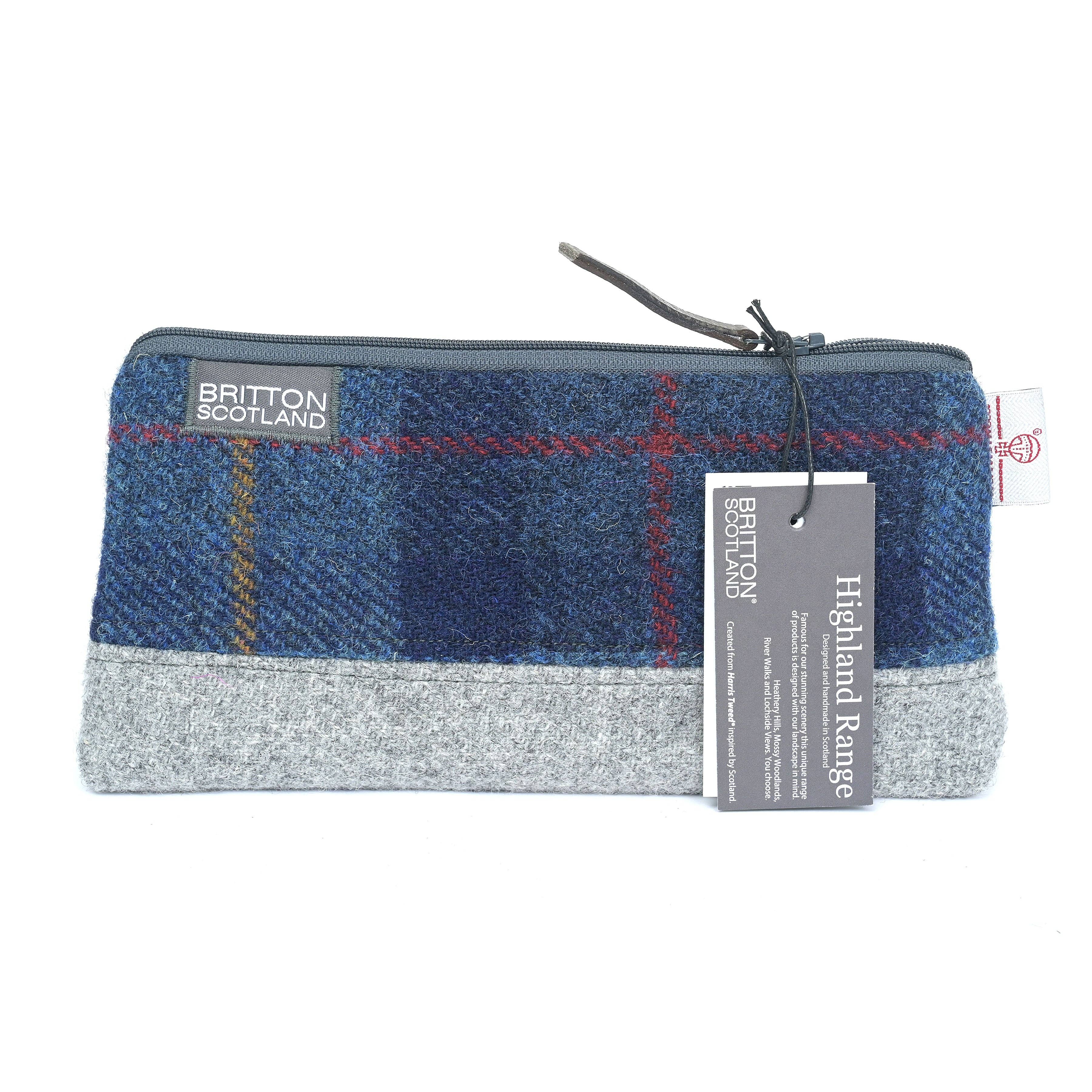 Amy Britton Harris Tweed Products - Wholesale Makeup/Cosmetic Bag - Highland Range Harris Tweed® Wash Bag3